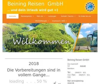 Beining-Reisen.de(Beining Reisen) Screenshot