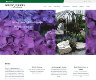 Beiningnursery.com(Beining Nursery & Landscaping) Screenshot