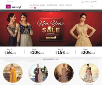 Beinstyl.com(Ethnic Wear in USA) Screenshot