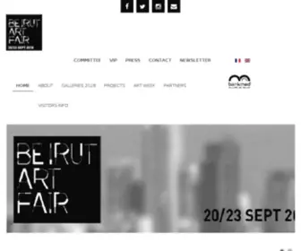 Beirut-ART-Fair.com(BEIRUT ART FAIR) Screenshot