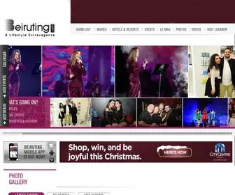 Beiruting.com(Lebanon Nightlife and Lifestyle Portal) Screenshot
