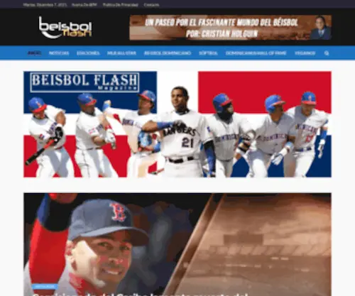 Beisbolflash.com(Sitio Oficial) Screenshot