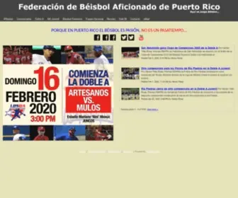 Beisbolpr.net(Federaci) Screenshot