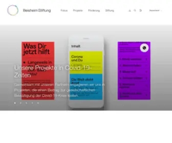 Beisheim-Stiftung.com(Beisheim Stiftung) Screenshot