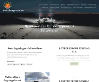 Beitolangrenn.no(Hjemmesiden) Screenshot