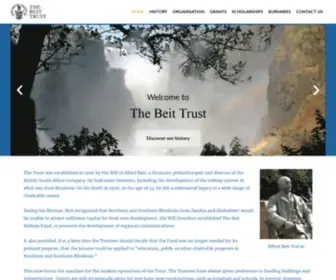Beittrust.org.uk(The Beit Trust) Screenshot