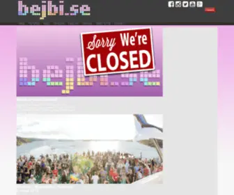 BejBi.se(A webzine about electronic music) Screenshot