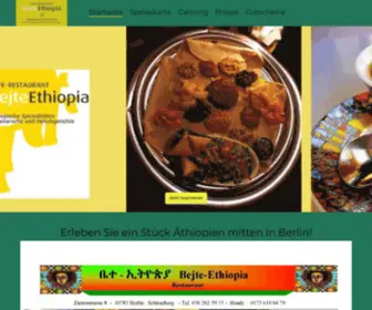 BejTe-Ethiopia.de(Bejte Ethiopia) Screenshot