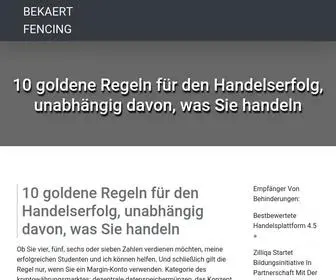 Bekaert-Fencing.com(Goldene) Screenshot
