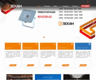 Bekam.cl(Venta de Materiales e insumos eléctricos) Screenshot