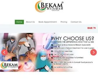 Bekamhijamah.com(Qualified Bekam & Massage Specialist Since 2012) Screenshot