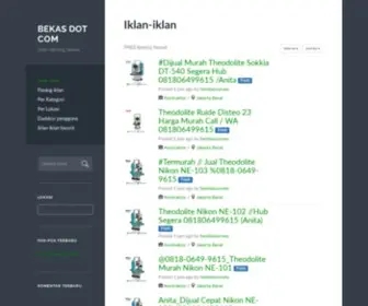 Bekas.com(Iklan barang bekas) Screenshot
