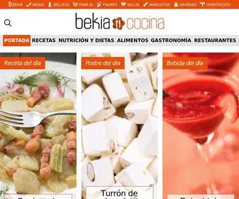 Bekiacocina.com(Recetas, cocina y alimentos saludables) Screenshot
