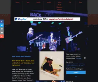 Bekibrindle.com(Beki Brindle Band Official Website) Screenshot