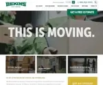 Bekins.com Screenshot