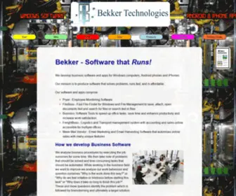 Bekkertechnologies.com(Bekker Technologies) Screenshot