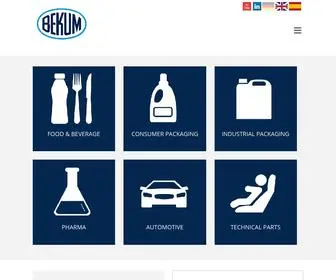 Bekum.com(Bekum Maschinenfabrik GmbH) Screenshot