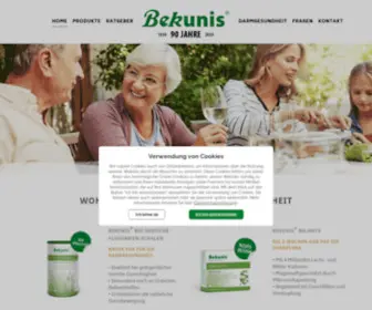 Bekunis.de(Bekunis bietet Produkte für eine ganzheitliche Darmgesundheit) Screenshot