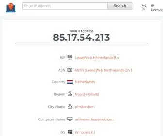 Bekupi.org(Check your IP address) Screenshot