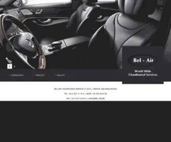 Bel-Air.be(BEL-AIR World Wide Chauffeured Services) Screenshot