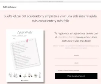 Bel-Cashmere.com(Bel cashmere) Screenshot