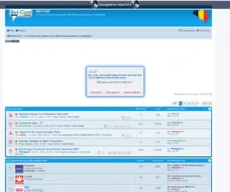 Bel-Com.be(Un forum francophone des télécommunications en Belgique) Screenshot