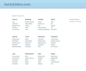 Bel-Tchizbox.com(Fromage à cuisiner) Screenshot