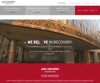 Bel13Vefoundation.org(Recovery is possible) Screenshot