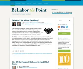 Belaborthepoint.com(BeLabor the Point) Screenshot
