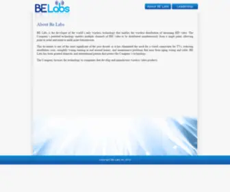 Belabs.com(BE Labs) Screenshot