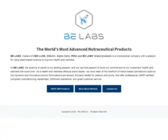 Belabsinc.com(BE LABS) Screenshot