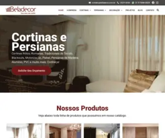 Beladecor.com.br(CORTINA E PERSIANA SOB MEDIDA) Screenshot