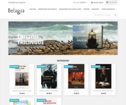 Belaguaediciones.com(BELAGUA EDICIONES) Screenshot