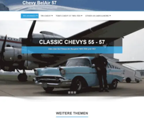 Belair-57.de(Chevrolet 1957) Screenshot