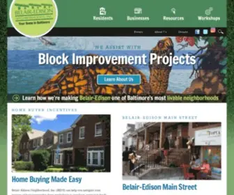 Belair-Edison.org(Belair-Edison Neighborhoods Inc) Screenshot