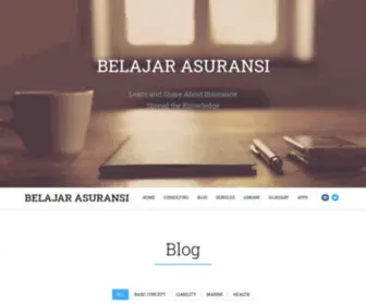 Belajar-Asuransi.com(BELAJAR ASURANSI) Screenshot