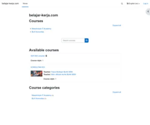 Belajar-Kerja.com(Belajar Kerja) Screenshot