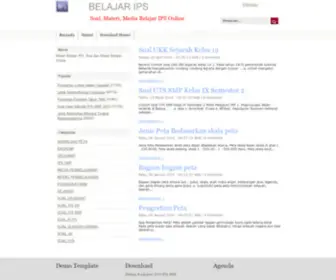 Belajarips.com(BELAJAR IPS) Screenshot