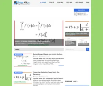 Belajarmtk.com(Belajar Matematika Itu Mudah) Screenshot