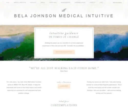 Belajohnson.com(Intuitive Consultations) Screenshot