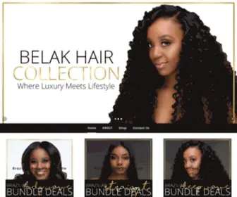 Belakhaircollection.com(Belak Hair) Screenshot