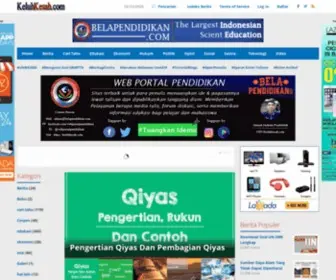 Belapendidikan.com(Web Portal Pendidikan dan Sarana Belajar Online) Screenshot