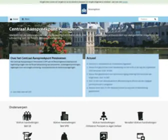 Belastingdienstpensioensite.nl(Centraal Aanspreekpunt Pensioenen) Screenshot