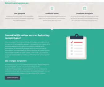 Belastingteruggave.eu(Belastingteruggave) Screenshot