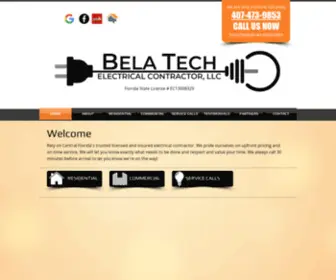 Belatechllc.com(Bela Tech Electrical Contractor) Screenshot