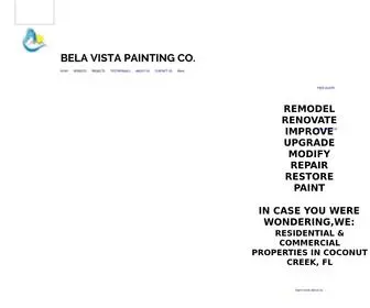 Belavistapainting.com(Bela Vista Painting Co) Screenshot