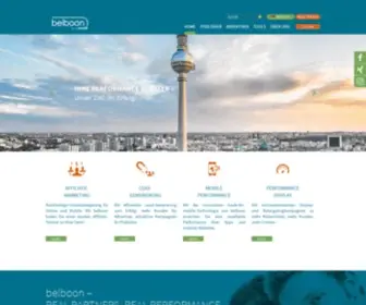 Belboon.de(Leading in Performance Marketing) Screenshot