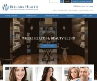 Belcarahealth.com(Baltimore Maryland Plastic Surgery/Dermatology/Ophthalmology) Screenshot