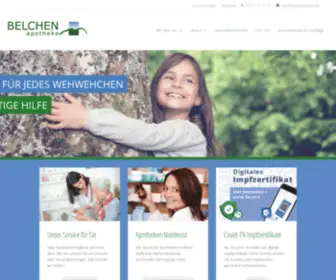 Belchenapotheke.de(Belchen-Apotheke Schönau) Screenshot