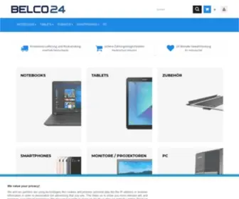 Belco24.de(Lenovo Thinkpad HP EliteBook Dell Latitude Notebooks Laptops Tablets) Screenshot